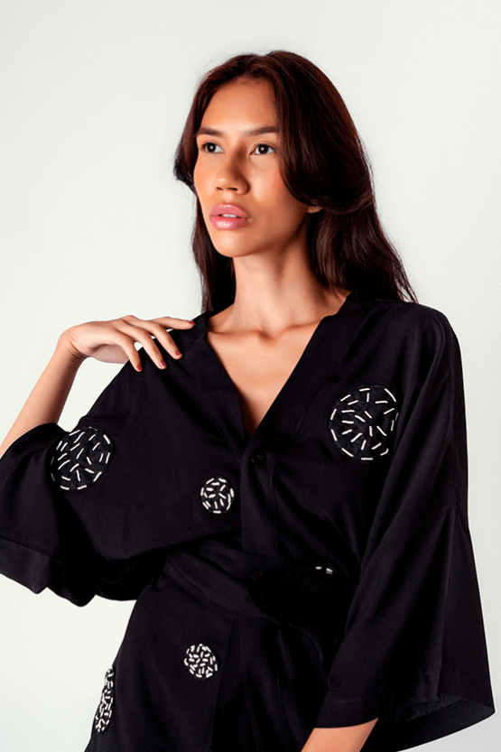 Kimono blusado traços - Imagem 2